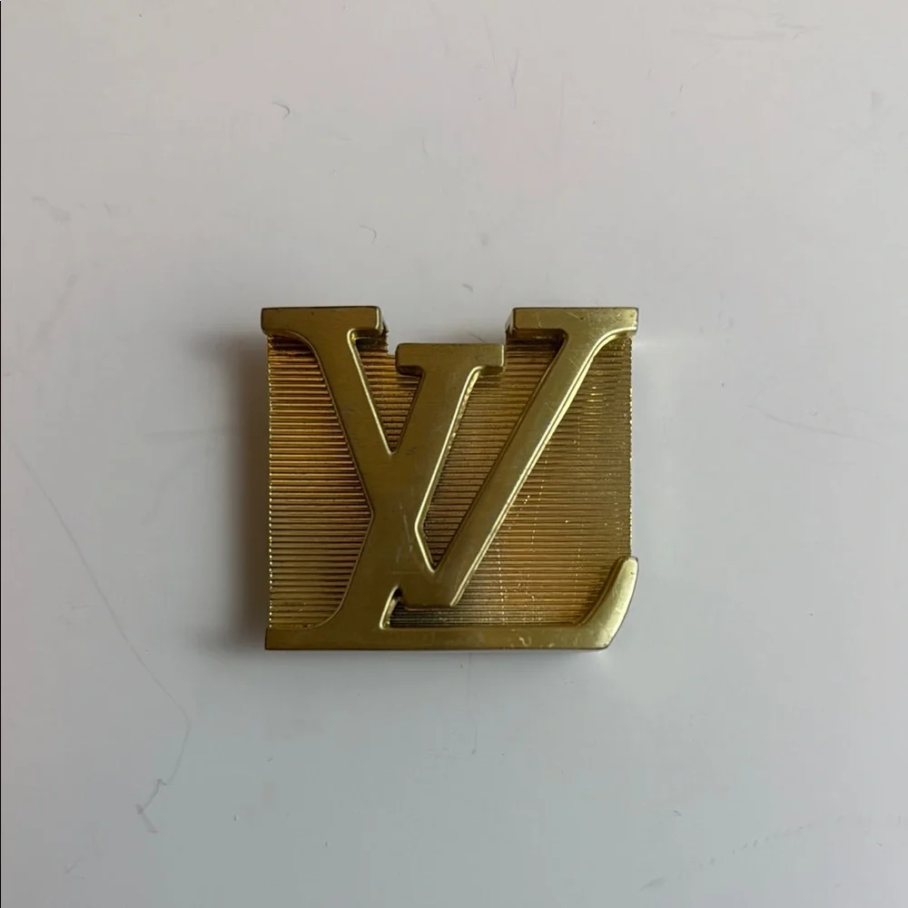Louis‎ Vuitton Gold Monogram Buckle